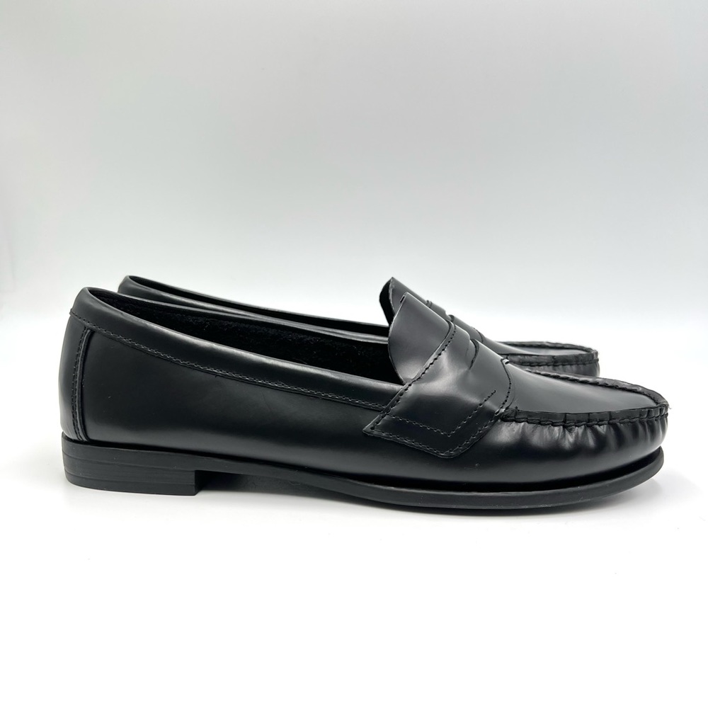 Eastland Womens Classic II Black Leather Slip On Penny Loafers Shoes 9